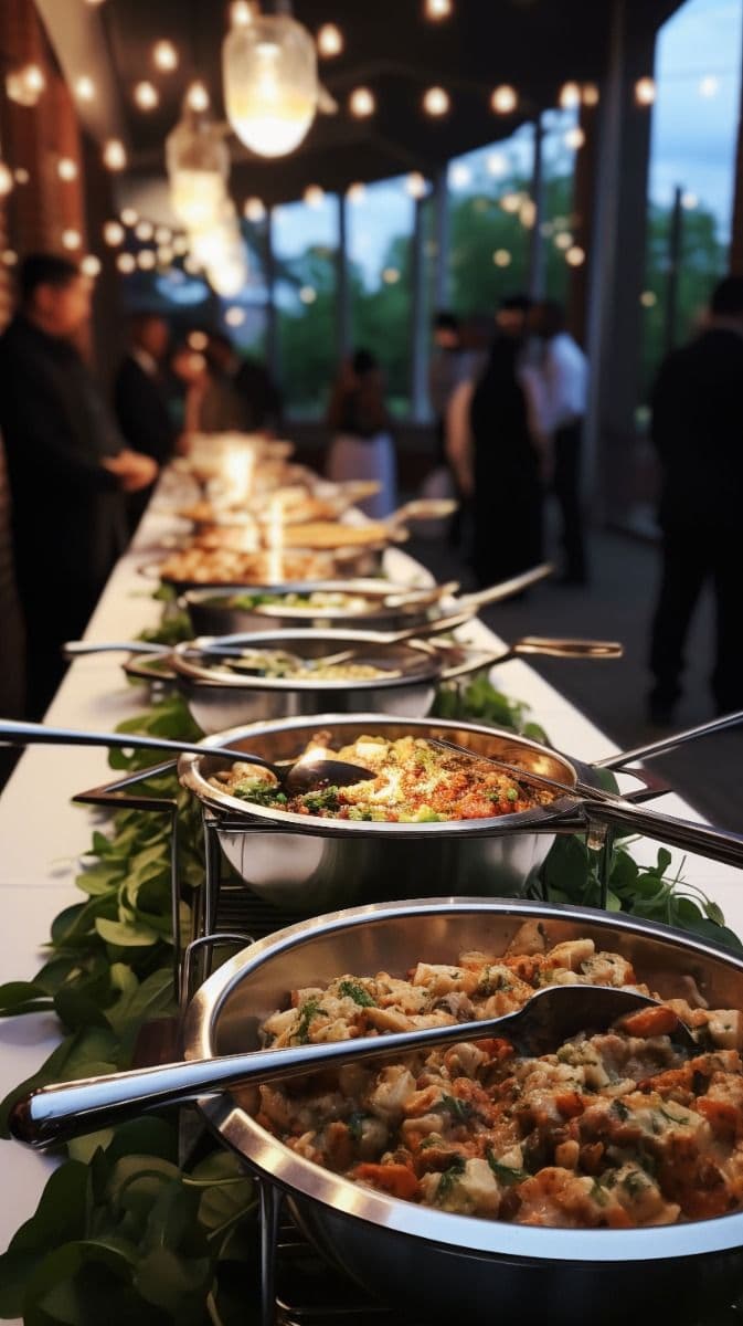 Curated cuisine selection presented for premium hospitality