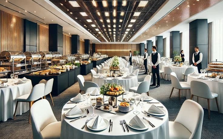 One refined partner for corporate events, catering, styling, and staffing.